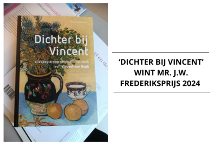 Dichter bij Vincent wint Mr. J.W. Frederiksprijs 2024