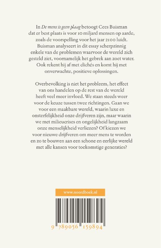 De mens is geen plaag