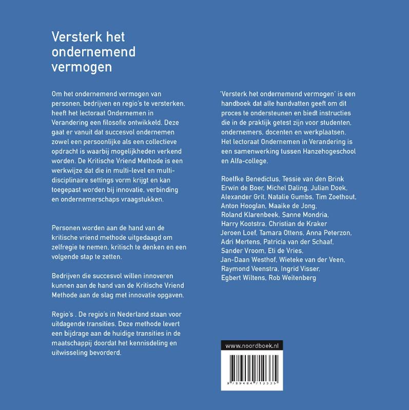 Versterk het ondernemend vermogen