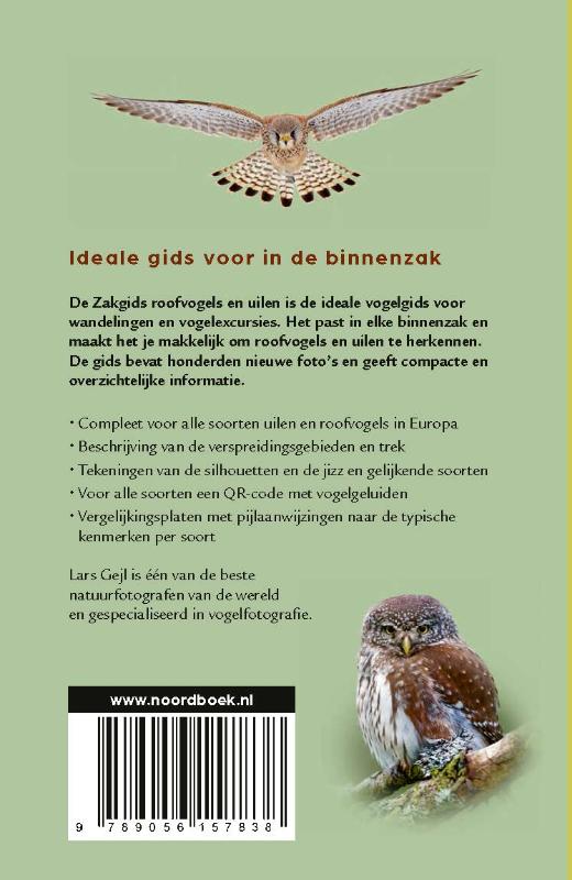 Zakgids roofvogels en uilen