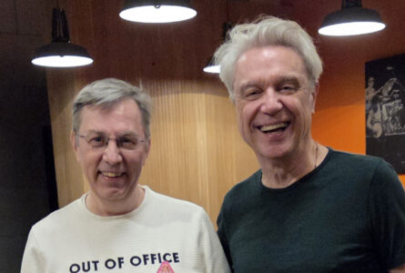 Een bijzondere ontmoeting: Eric van den Berg en David Byrne